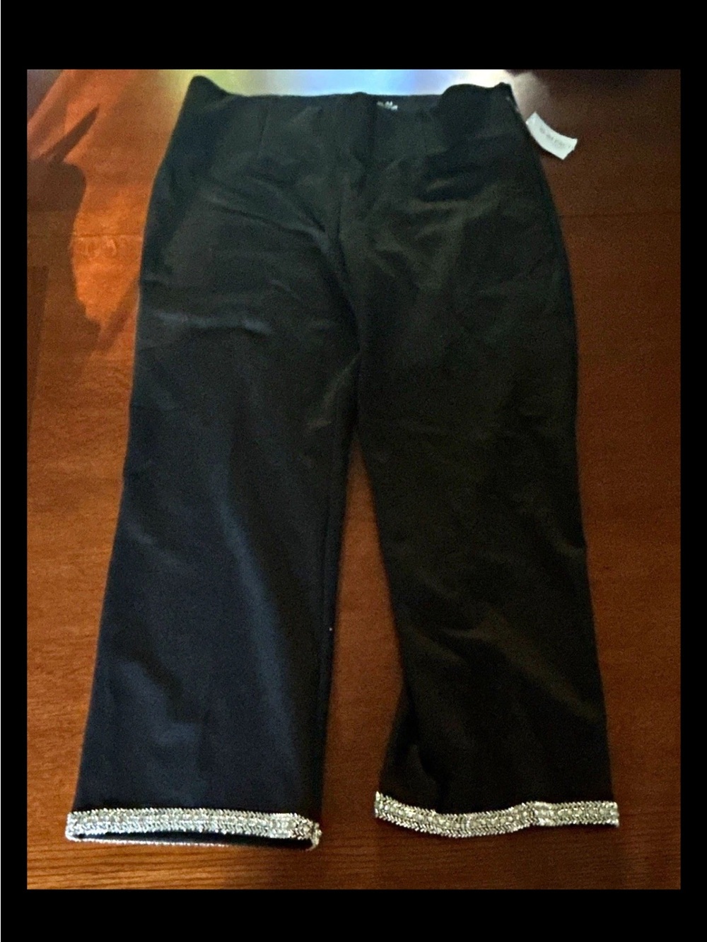Slim Factor by Investments Women’s Plus 2X Black Wide-Leg Dress Pants New